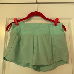 Teal lululemon shorts